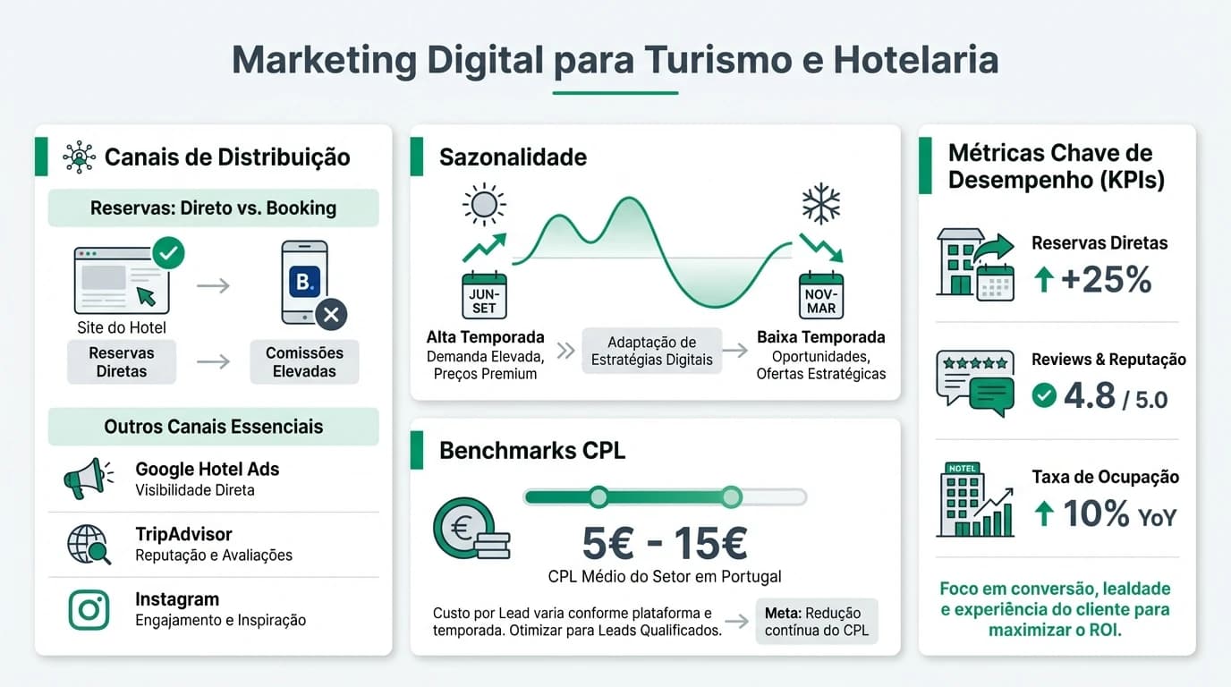 Estratégias de marketing digital para turismo e hotelaria em Portugal
