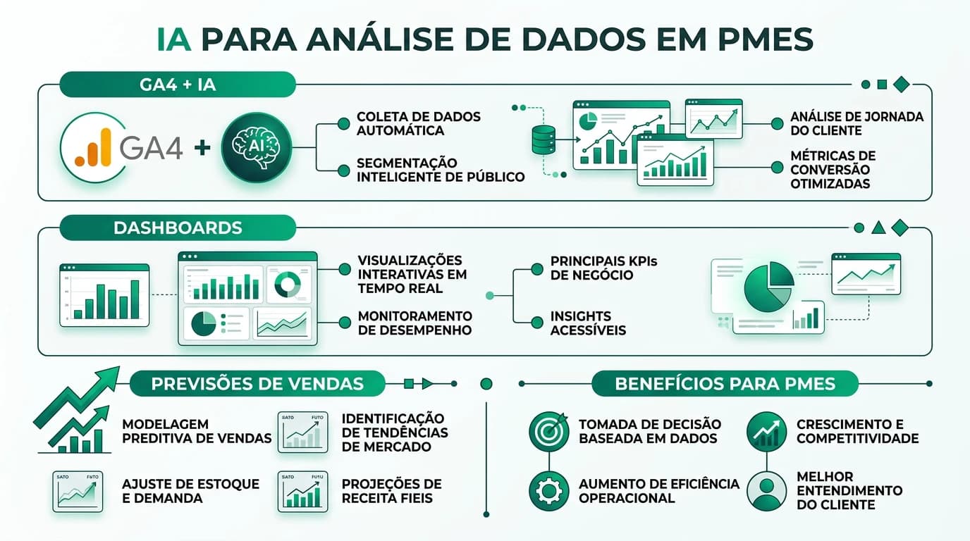 Infografia sobre IA em PMEs